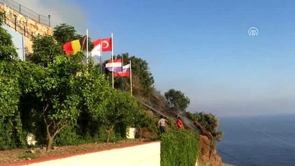 Gazipaşa'da muzluk alanda yangın