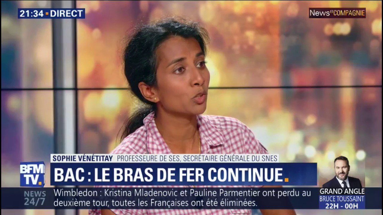 Bac: la secrétaire générale du SNES explique que "les notes ont été modifiées dans la nuit" dans certaines académies