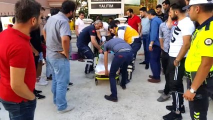 Karaman'da balkondan düşen yaşlı adam yaralandı