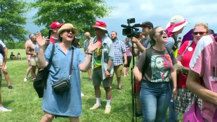 '4 Temmuz Bağımsızlık Günü'nde Washington'da protesto gösterisi