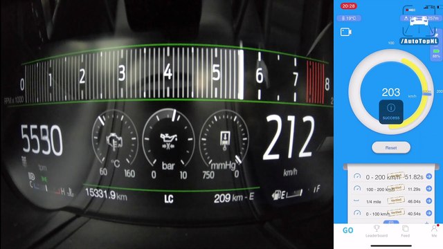 2019 Ford Mustang Bullitt ACCELERATION & TOP SPEED on AUTOBAHN 0-260 km/h by AutoTopNL