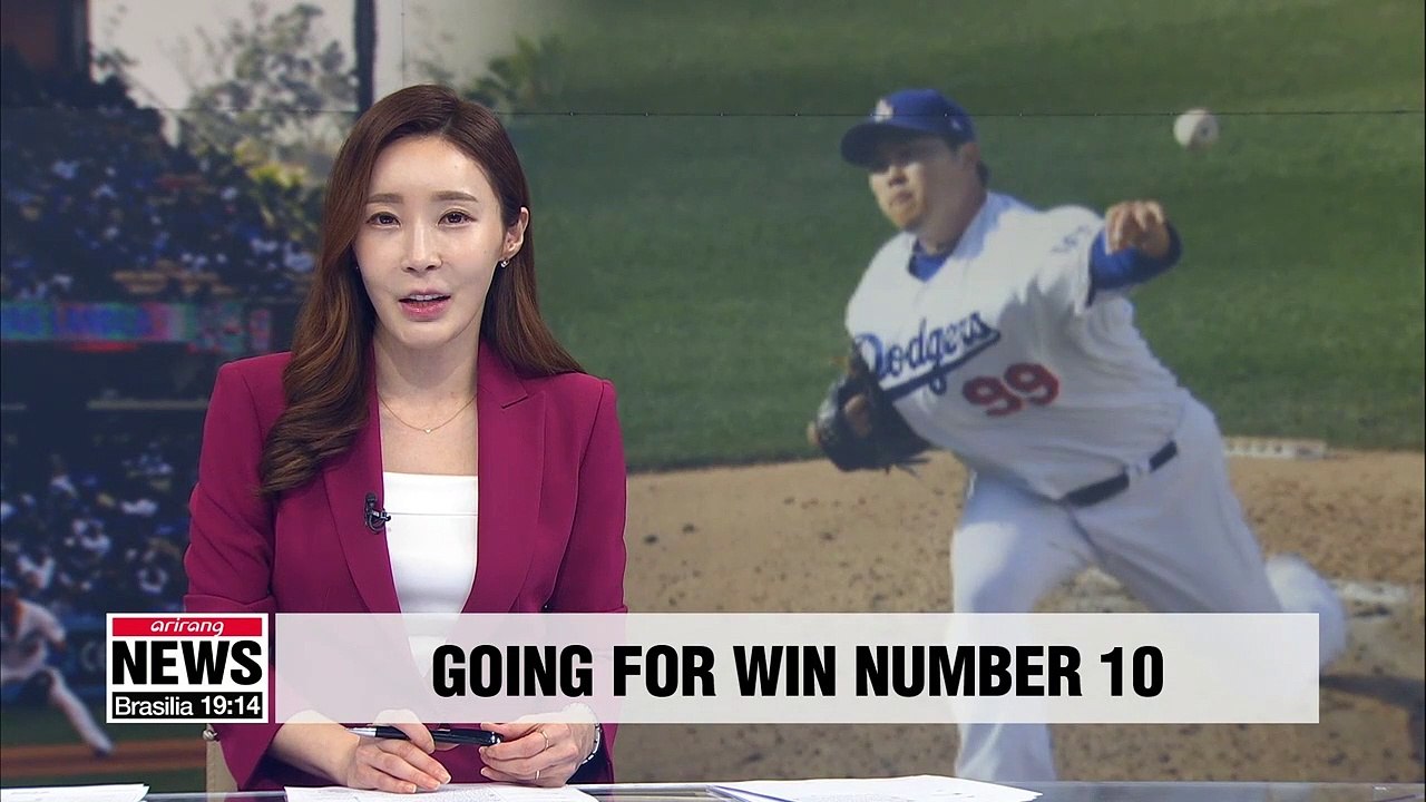 S. Korean star pitcher Ryu Hyun-jin makes final start for LA Dodgers before All-Star break