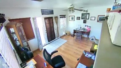 Earthquake Caught on Security Cam