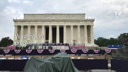 Preparations underway for Independence Day parade in Washington