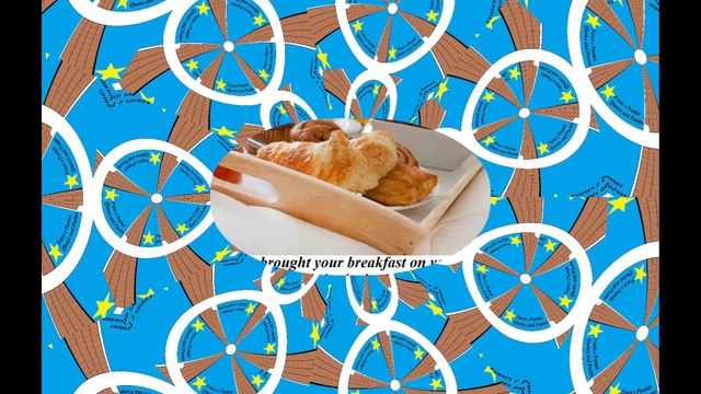 Good morning, brought your breakfast on your bed! [Message] [Quotes and Poems]