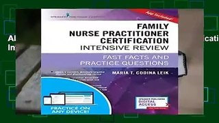 About For Books  Family Nurse Practitioner Certification Intensive Review Complete