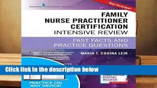 Full E-book  Family Nurse Practitioner Certification Intensive Review  For Kindle