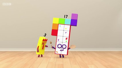 Numberblocks 17 Seventeen S04E07 (2019) Learn to Count