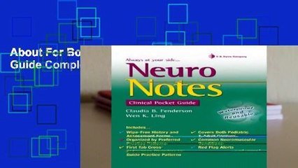 About For Books  Neuro Notes: Clinical Pocket Guide Complete