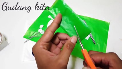 Cara membuat bunga anggrek bulan dari plastik kresek