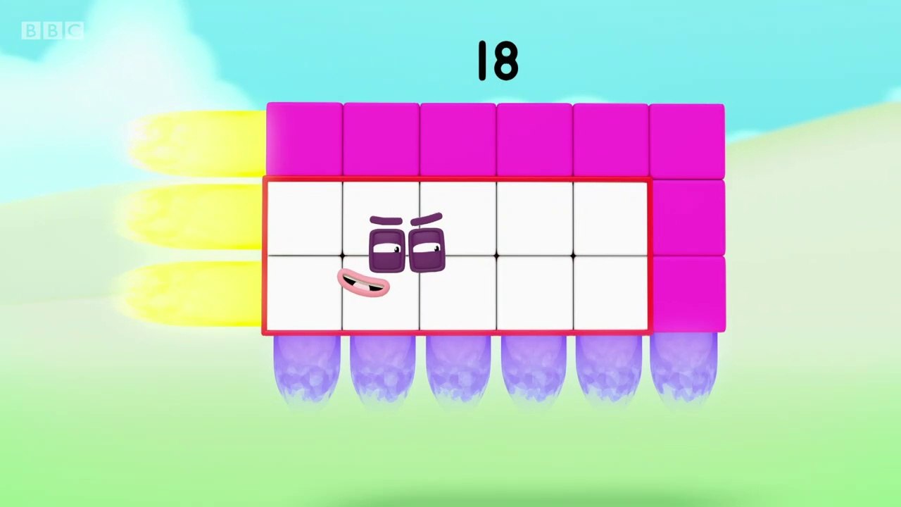 Numberblocks 18 Eighteen S04E08 (2019) Learn to Count