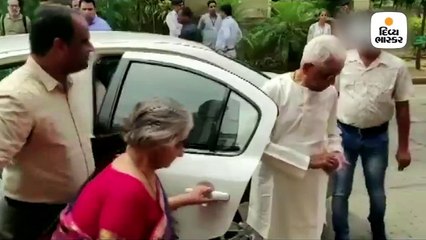 દીકરીની બજેટ સ્પીચ સાંભળવા નાણાં મંત્રી નિર્મલા સિતારામનના માતાપિતા સંસદ આવ્યા