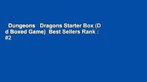 Dungeons   Dragons Starter Box (D d Boxed Game)  Best Sellers Rank : #2