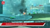 İstanbul’da plaza inşaatında korkutan yangın