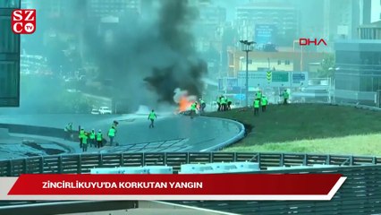 İstanbul’da plaza inşaatında korkutan yangın