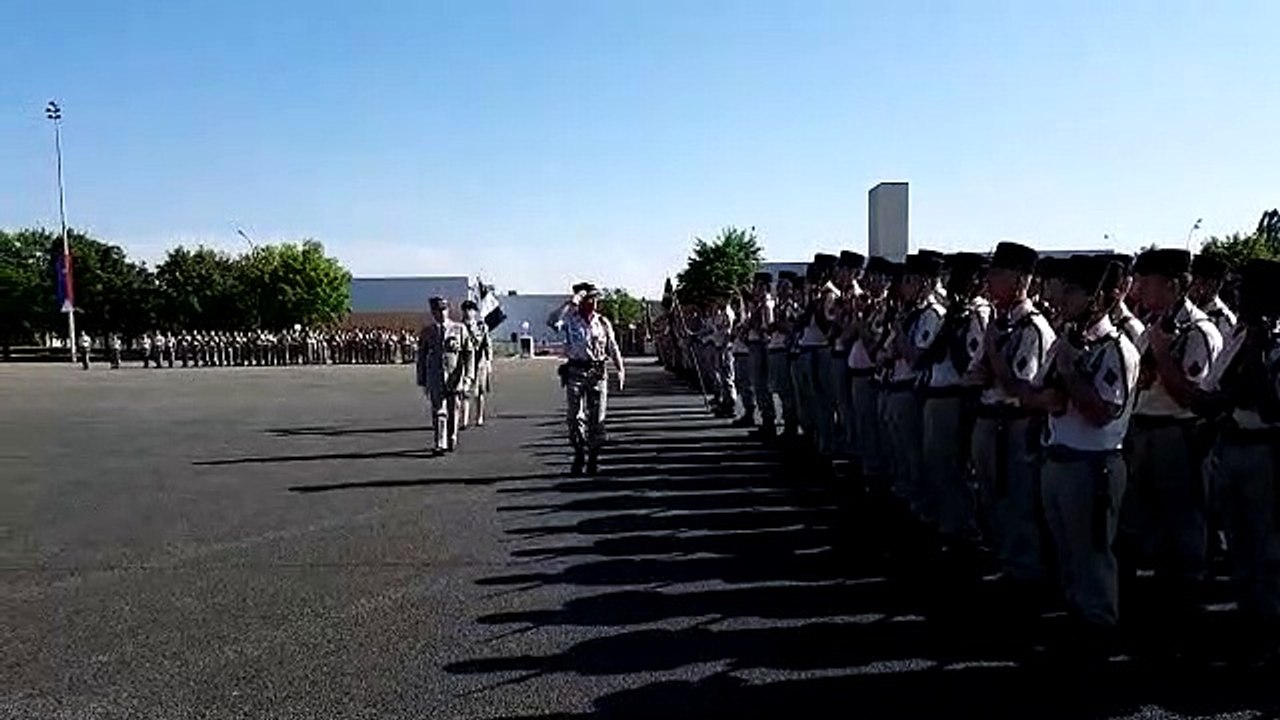 Passation de commandement au 1er RA de Bourogne