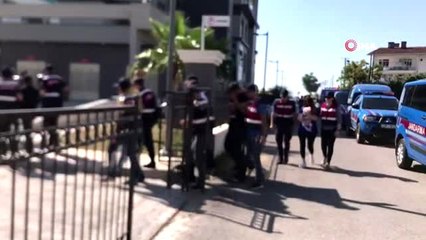 Çökertilen dolandırıcılık çetesi şüphelileri adliyeye sevk edildi
