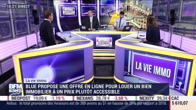 La vie immo: Blue propose une offre en ligne pour la location d'un bien immobilier à un prix accessible - 05/07