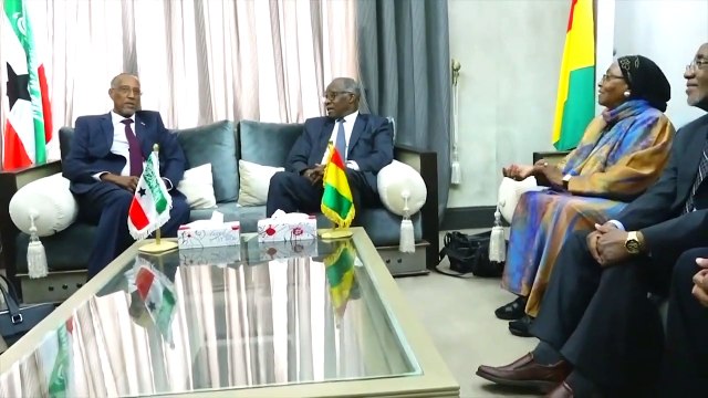 Le président du Somaliland Muse Bihi Abdi en visite à Conakry...