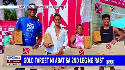 Gold target ni Abat sa 2nd leg ng RAST