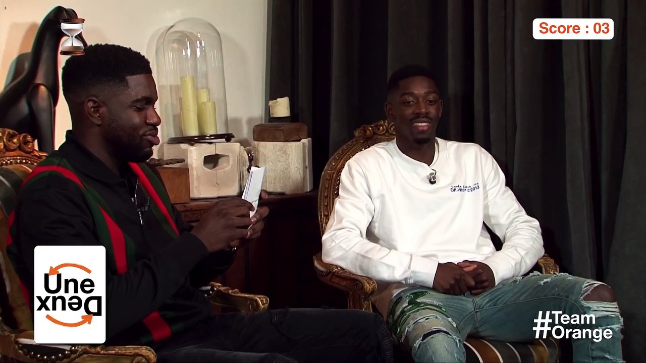 Umtiti & Dembélé - Une-Deux La Battle d’énigmes - #TeamOrange