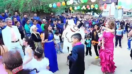 Baldız Dekoltesi İle Düğünde Dikkat Çekiyor