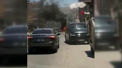 Reyhanlı'da araçta patlama meydana geldi