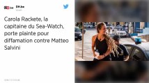 Carola Rackete, capitaine du Sea-Watch, porte plainte contre Matteo Salvini