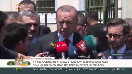 Başkan Erdoğan'dan Reyhanlı açıklaması