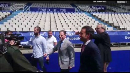 El Alcalde de Oviedo Visita las Obras del Carlos Tartiere
