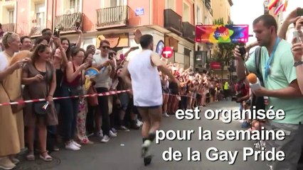 Madrid: course en talons hauts à l'occasion de la Gay Pride