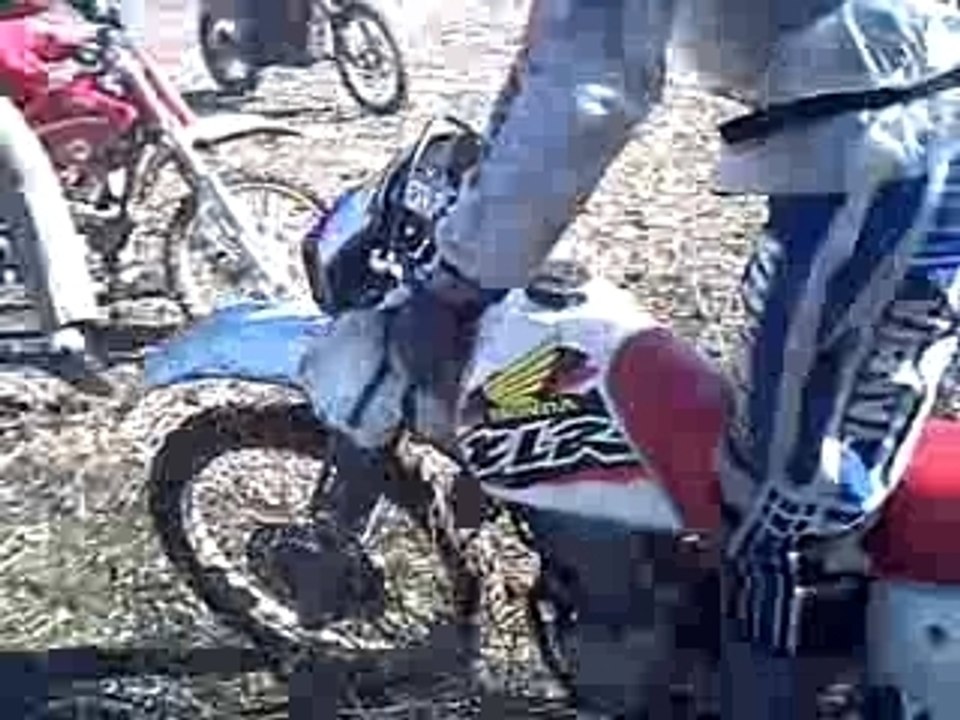 enduro cross  ktm 525 exc VS honda 125 xlr