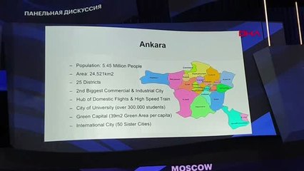 DHA DIŞ - Mansur Yavaş, Moskova'da Ankara'yı anlattı -2