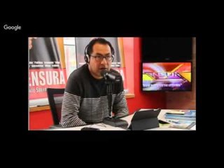 Juan Rivas reportando sobre huracán 'Patricia' en Sin Censura