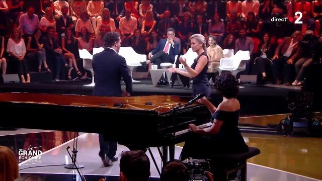 le grand echiquier : danse entre anne sophie lapix et guillaume gallienne, jeu 4 juill