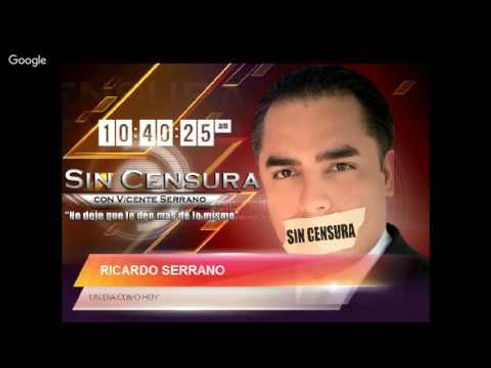 Un día como hoy en Sin Censura 12 16 15