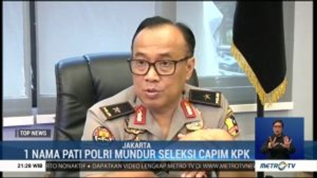 Satu Pati Polri Mundur Seleksi Capim KPK