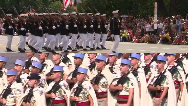 Trump's July 4 parade was inspired by France's annual Bastille Day celebration, but how do they compare?