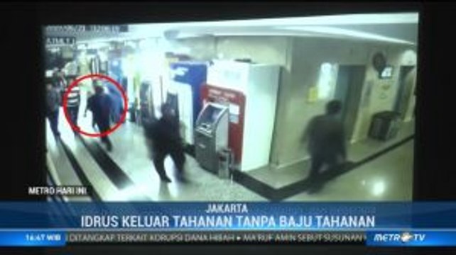 Idrus Marham Terekam CCTV 'Pelesiran' Tanpa Rompi Tahanan dan Borgol