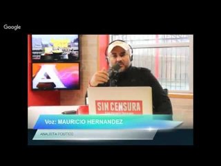 Mauricio Hernández en Sin Censura 03 24 16 1