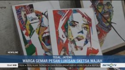 Lukisan Unik dari Sampah Plastik
