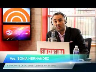 Sonia Hernández estudiante de UIC y parte de Students Aceess Bill