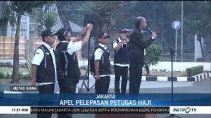 Kemenag Gelar Apel Pelepasan Petugas Penyelenggara Haji