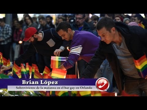 Después de todo solo tengo amor en mi corazón ; Brian Lopez sobreviviente de la masacre Orlando