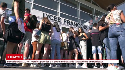 Baccalauréat 2019 : Verdict pour les 34 699 candidats de l'Académie de Bordeaux