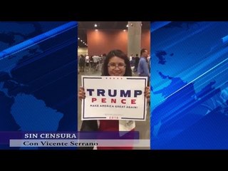 Mexicanos apoyando a Trump y a Peña