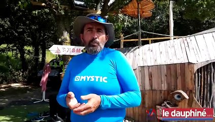 Un catamaran pour voler sur les eaux du Monteynard