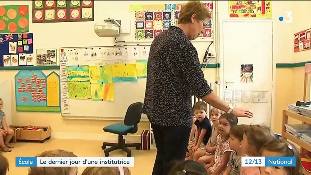 Gironde : le dernier jour d'école d'une institutrice