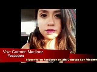 Carmen Martínez: "Lo que relata la señora Luna es contrastante con el comunicado de las autoridades"