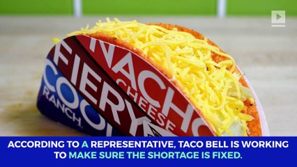Taco Bell Is Dealing With a Shortage of Tortillas